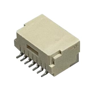 MULTICOMP PRO MP013812 Pin Header, Wire-to-Board, 1 mm, 1 Rows, 7 Contacts, Surface Mount Right Angle