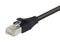 L-COM TRD695SCR-BLK-50 Ethernet Cable, Cat6, RJ45 Plug to RJ45 Plug, Black, 15.2 m, 50 ft