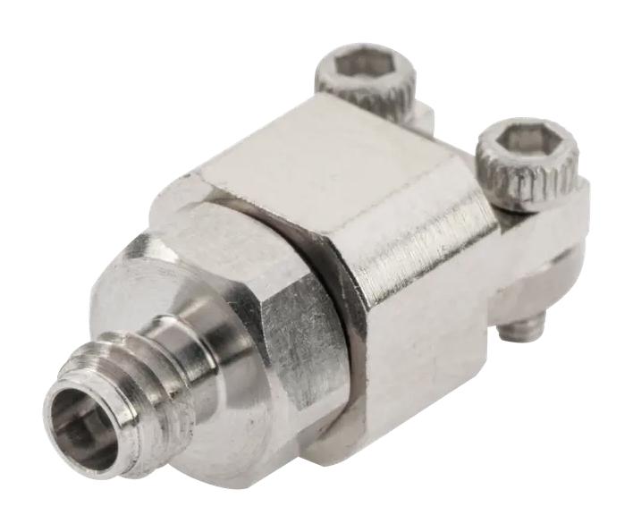 HUBER+SUHNER 92"PC1-S50-0-200/199"NE RF / Coaxial Connector, 1.0mm Coaxial, Straight Jack, Compression, 50 ohm, Beryllium Copper