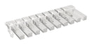 MENTOR 1271.2605 Light Pipe, Polycarbonate, 11.55 mm, 5 Pipes, Square, PC Board, Transparent