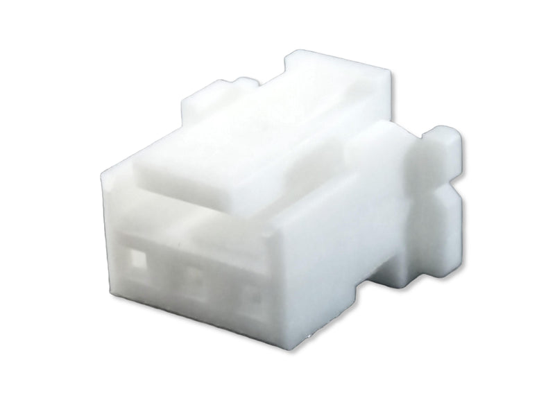 MULTICOMP PRO MP013299 Connector Housing, White, MP W2B LOCK 2MM, Receptacle, 3 Ways, 2 mm