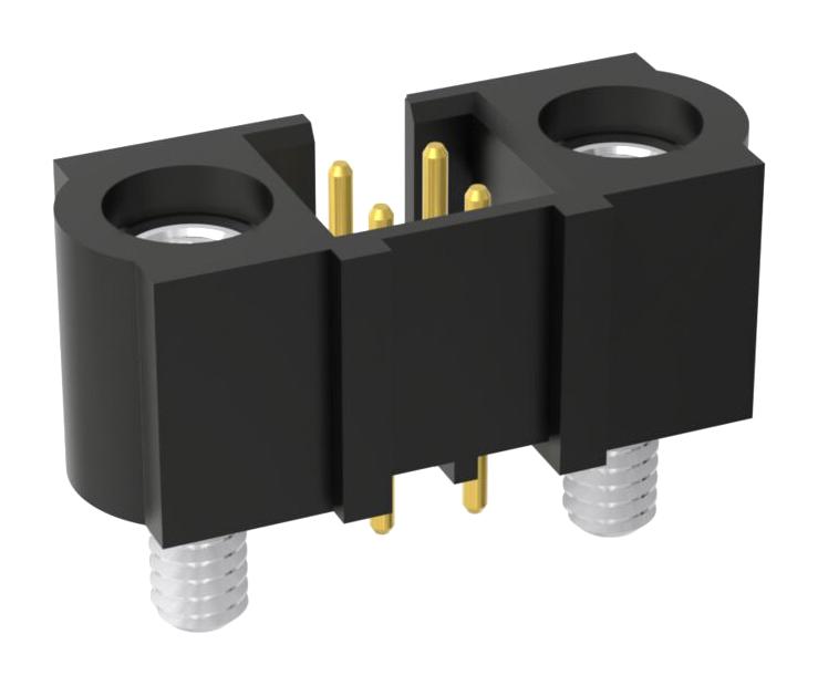 HARWIN M80-5090442 Pin Header, Wire-to-Board, 2 mm, 2 Rows, 4 Contacts, Through Hole Straight