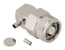 AMPHENOL RF 031-6984. RF COAX CONN, TNC RP, R/A PLUG, 50 OHM