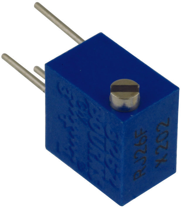 Bourns RJ26FX202 RJ26FX202 Trimmer Potentiometer 2KOHM 12TURN PCB