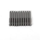 MULTICOMP PRO MP012262 Phillips Bit, 10 Pieces of Phillips Driver Bits, PH1, 50mm, S2