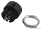 Binder 09 0982 00 04 09 04 Circular Connector 710 Series Panel Mount Receptacle 4 Contacts Solder Socket