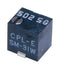 NIDEC COMPONENTS SM-31TW501 Trimmer, Multi Turn, RuO2 Cermet, Top Adjust, 500 ohm, Surface Mount, 5 Turns