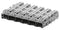 TE CONNECTIVITY 1658939-3 Cage Assembly, SFP, 1 x 6 (Ganged), Without Heat Sink, With Light Pipe, Through Hole, Press-Fit