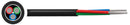 MULTICOMP PRO MP002331 Multicore Cable, 7-2-6A, Unscreened, 6 Core, 0.22 mm&sup2;, 328 ft, 100 m