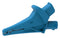 CAL TEST ELECTRONICS CT4501-6 ALLIGATOR CLIP, BLUE, 20A, 1.2"