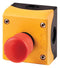 EATON MOELLER M22-PV/KC02/IY Emergency Stop Switch, DPST-NC, Push-Pull, Screw, 6 A