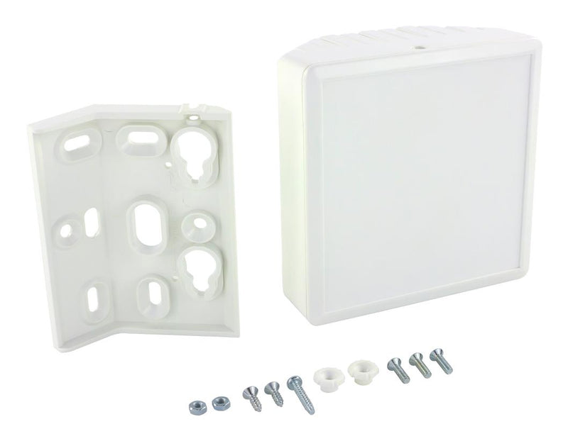 CAMDENBOSS CB1500-10VWH-KIT Plastic Enclosure, Vented Sided, Wall Mount, ABS, 53.25 mm, 100 mm, 100 mm, IP30