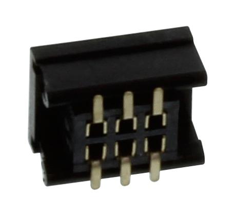 MULTICOMP PRO MC-SVS1-D06-G PCB Receptacle, Board-to-Board, 1 mm, 2 Rows, 6 Contacts, Surface Mount