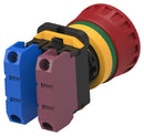 ALCOSWITCH - TE CONNECTIVITY PBES22N11R Emergency Stop Switch, 22mm, SPST-NO, SPST-NC, Maintained, Screw, 10 A, 24 V