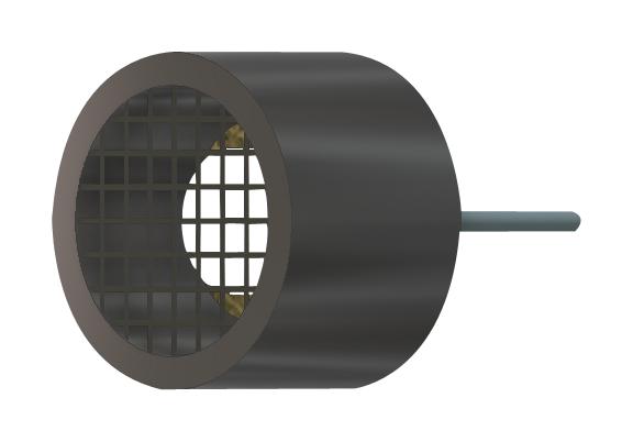 PUI AUDIO UR-1640K-TT-2-R Piezoelectric Ultrasonic Receiver, 40 kHz, 60 dB, 16.2 mm, -20 &deg;C to 70 &deg;C