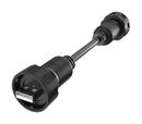 AMPHENOL COMMUNICATIONS SOLUTIONS MRUAM6180A0 USB Cable, Bayonet Lock Both Ends, Type A Plug to Type A Plug, 1 m, 3.3 ft, USB 2.0, Black