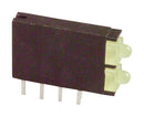 DIALIGHT 571-0133F Circuit Board Indicator, Yellow, Through Hole, 20 mA, 12.6 mcd