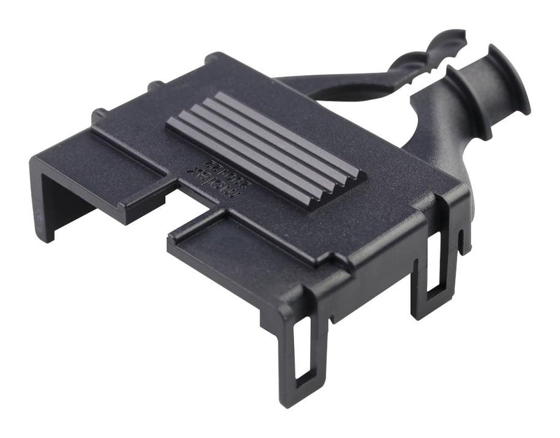 MOLEX 200122-0112 Connector Backshell, Black, Backshell, Molex Mega-Fit Series 12 Pos Receptacle Power Connectors