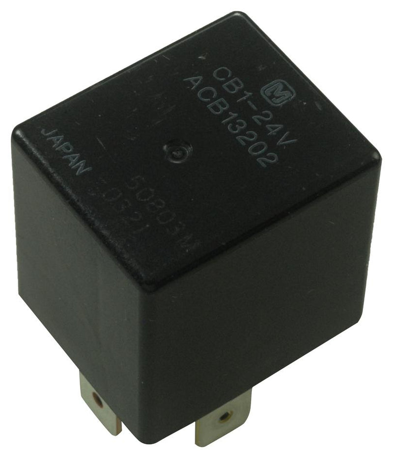 PANASONIC CB1-24V Automotive Relay, 24 VDC, 20 A, SPDT, Socket, Quick Connect, CB