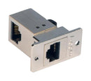 L-COM ECF504-SR5E In-Line Adapter, Cat5e, R/A, Adapter, In-Line, RJ45, RJ45