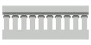 ENTRELEC - TE CONNECTIVITY 1SET411107R0000 Trunking, 40 mm, 60 mm, 2 m, 1.57 ", 2.36 ", 6.6 ft