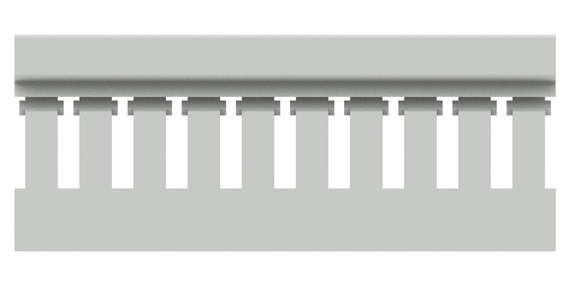 ENTRELEC - TE CONNECTIVITY 1SET411107R0000 Trunking, 40 mm, 60 mm, 2 m, 1.57 ", 2.36 ", 6.6 ft