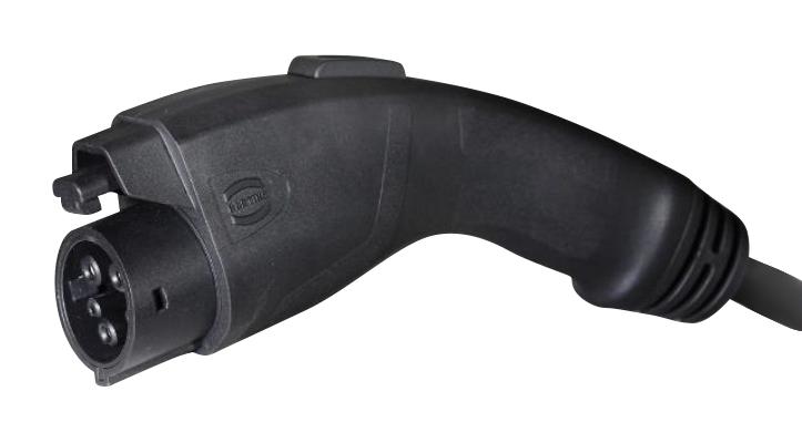HARTING 73422795030 EV CABLE, SAE J1772 RCPT-FREE END, 3M