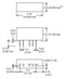 XP POWER IA2405S Isolated Through Hole DC/DC Converter, 1kV Isolation, ITE, 1:1, 1 W, 2 Output, 5 V, 100 mA