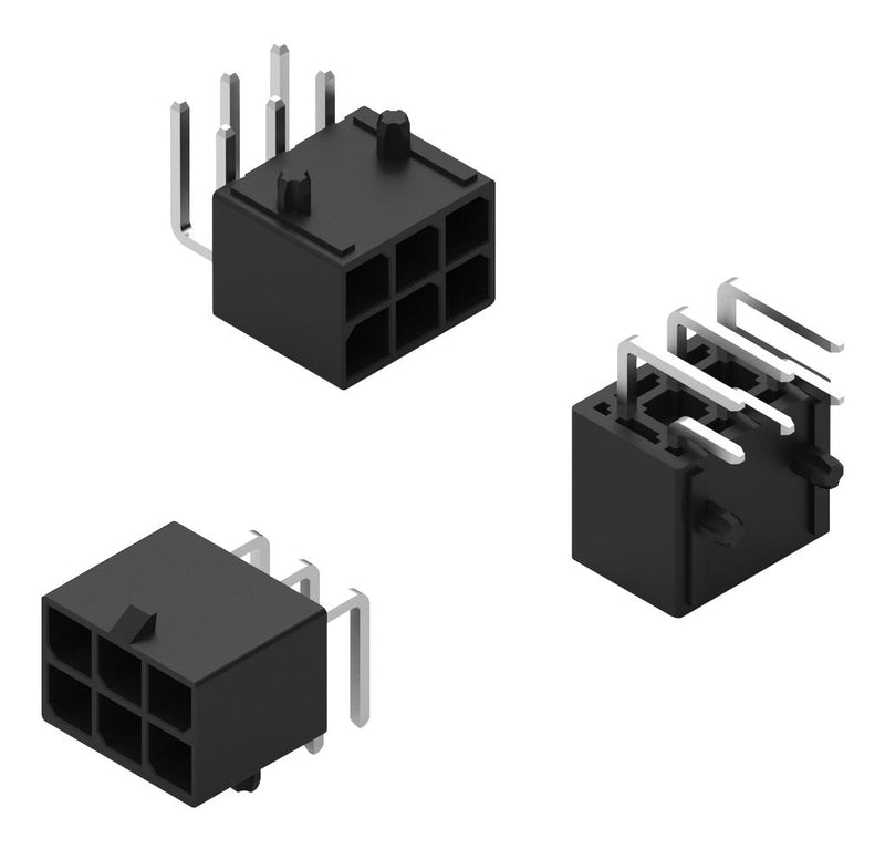 WURTH ELEKTRONIK 657010230201 Pin Header, Wire-to-Board, 5.7 mm, 2 Rows, 10 Contacts, Through Hole Straight, WR-MPC5 Series