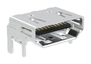 AMPHENOL COMMUNICATIONS SOLUTIONS G45AA1902100B1EU HDMI Connector, 19 Contacts, Receptacle, PCB Mount, Surface Mount Right Angle