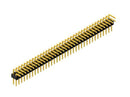 FISCHER ELEKTRONIK SL 4 025 72 G Pin Header, Board-to-Board, Wire-to-Board, 2.54 mm, 2 Rows, 72 Contacts, Through Hole Right Angle