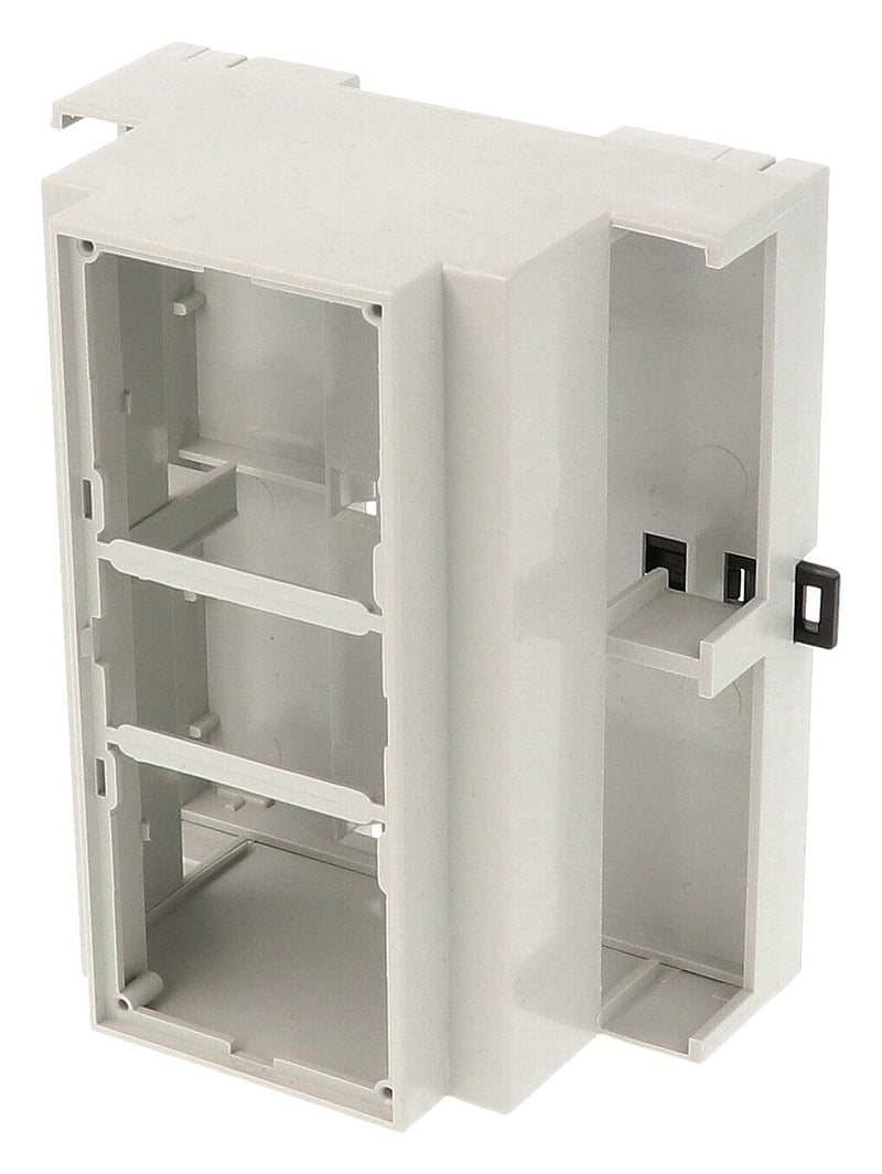 HAMMOND 1597DIN6MDH53 Plastic Enclosure, DIN Rail, Polyphenylene Oxide (PPO), 106 mm, 58 mm, 90 mm