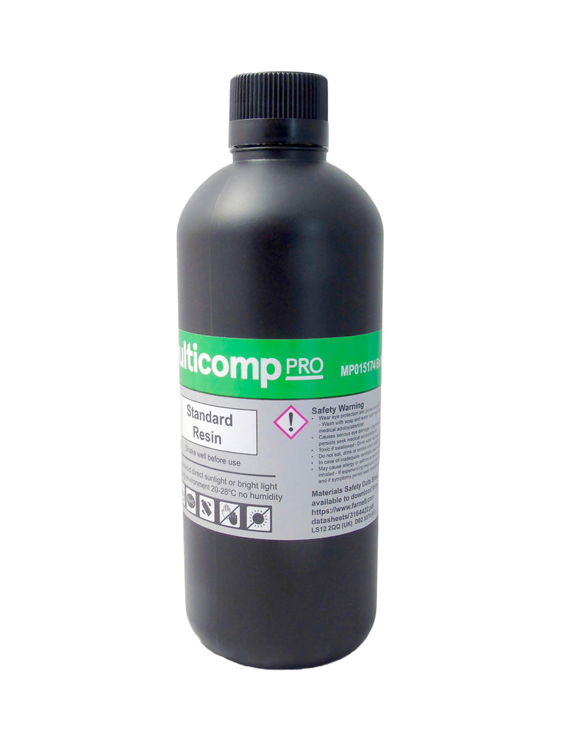 MULTICOMP PRO MP015174 Resin, Bright Orange, 1.111 g/cm&sup3;, 32% Elongation, 252mPa&middot;s, 1kg