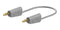 Staubli 64.1037-10028 64.1037-10028 Banana Test Lead 30 VAC 4mm Stackable Plug 39.37 " 1 m Grey