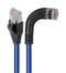 L-COM TRD815SRA7BL-1 Ethernet Cable, Cat5e, 90&deg; RJ45 Plug to RJ45 Plug, FTP (Foiled Twisted Pair), Blue, 304.8 mm
