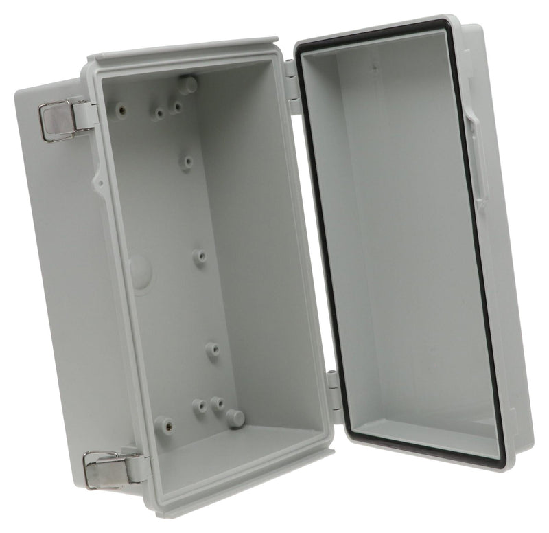BUD INDUSTRIES PTQ-11045 ENCLOSURE, MULTIPURPOSE, PC/GFR, GRAY