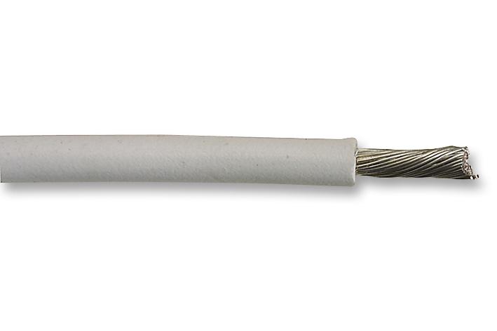 ALPHA WIRE 391445 WH005. Wire, Silicone, White, 14 AWG, 2.08 mm&sup2;, 100 ft