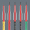 WERA K K TURBO I IMPERIAL 1 TIE Screwdriver Set, VDE, Handle/Phillips/Slotted/Torx/Hook and Loop Fastener Strip, 16 Pieces