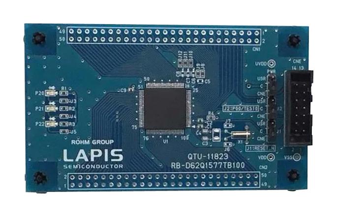 ROHM RB-D62Q1577TB100 Reference Board Kit, ML62Q1577, 16Bit, nX-U16/100, General Purpose Microcontroller