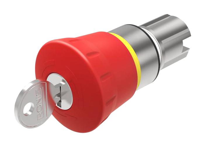EAO 45-2C35.2920.110 Switch Actuator, EAO 45 Series Non-Illuminated Emergency Stop Switches, IP66, IP67, IP69K