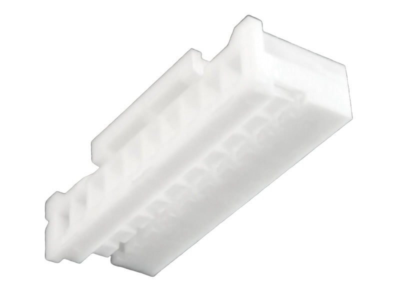 MULTICOMP PRO MP013306 Connector Housing, White, MP W2B LOCK 2MM, Receptacle, 10 Ways, 2 mm