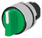 EAO 46-2828.3CM0.001 Switch Actuator, 2 Position, 30mm, Green, EAO 46 Series 22.3mm Non Illuminated Selector Switches