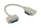 L-COM CSMNRA15-1MM-5 Computer Cable, D Subminiature Plug, 15 Way, D Subminiature Plug, 15 Way, 90&deg;, 5 ft, 1.5 m