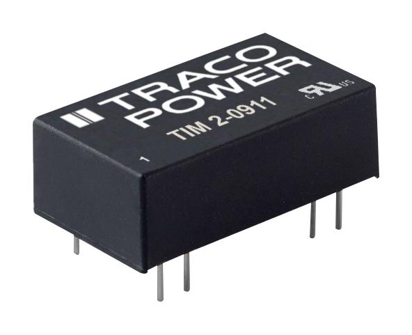 TRACO POWER TIM 2-2415 Isolated Through Hole DC/DC Converter, Medical, DIP, 2:1, 2 W, 1 Output, 24 V