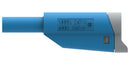 MULTICOMP PRO MP771085 Banana Test Lead, 4mm Banana Plug, Stackable, 4mm Stackable Banana Plug, 2.32 ", 59 mm, Blue