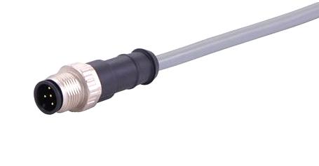 HARTING 213551A0564003 SENSOR CBL, 5P M12 PLUG-FREE END, 11.8"
