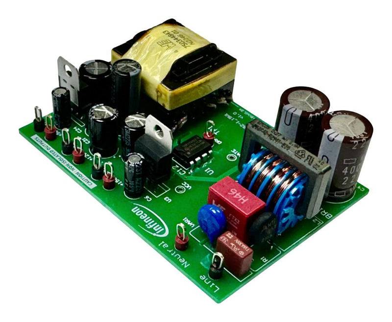 INFINEON REF5BR4780BZ115W1TOBO1 Reference Board, Coolset, ICE5BR4780BZ, SMPS, 15W, Power Management