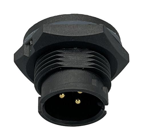 NORCOMP 870-03A-113R001. CIRCULAR CONNECTOR, PLUG, 3POS, PCB