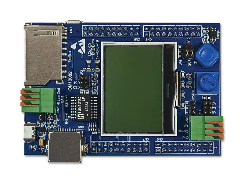 NXP OM13082UL Daughter Board, LPC General Purpose Shield Board, 128x64 Dot Matrix LCD, Temp & Inertial Sensors