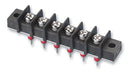 CTS / TUSONIX 7604-501LF PCB Mount Barrier Terminal Block, 11.13 mm, 1 Row, 4 Ways, 12 AWG, 20 A